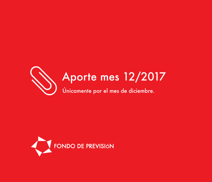 Atención – Aporte social 12/2017